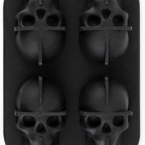NWT Foster & Rye Skull Ice Molds (4) โ Silicone Ice Trays ๐ง๐ Halloween - Picture 7 of 8